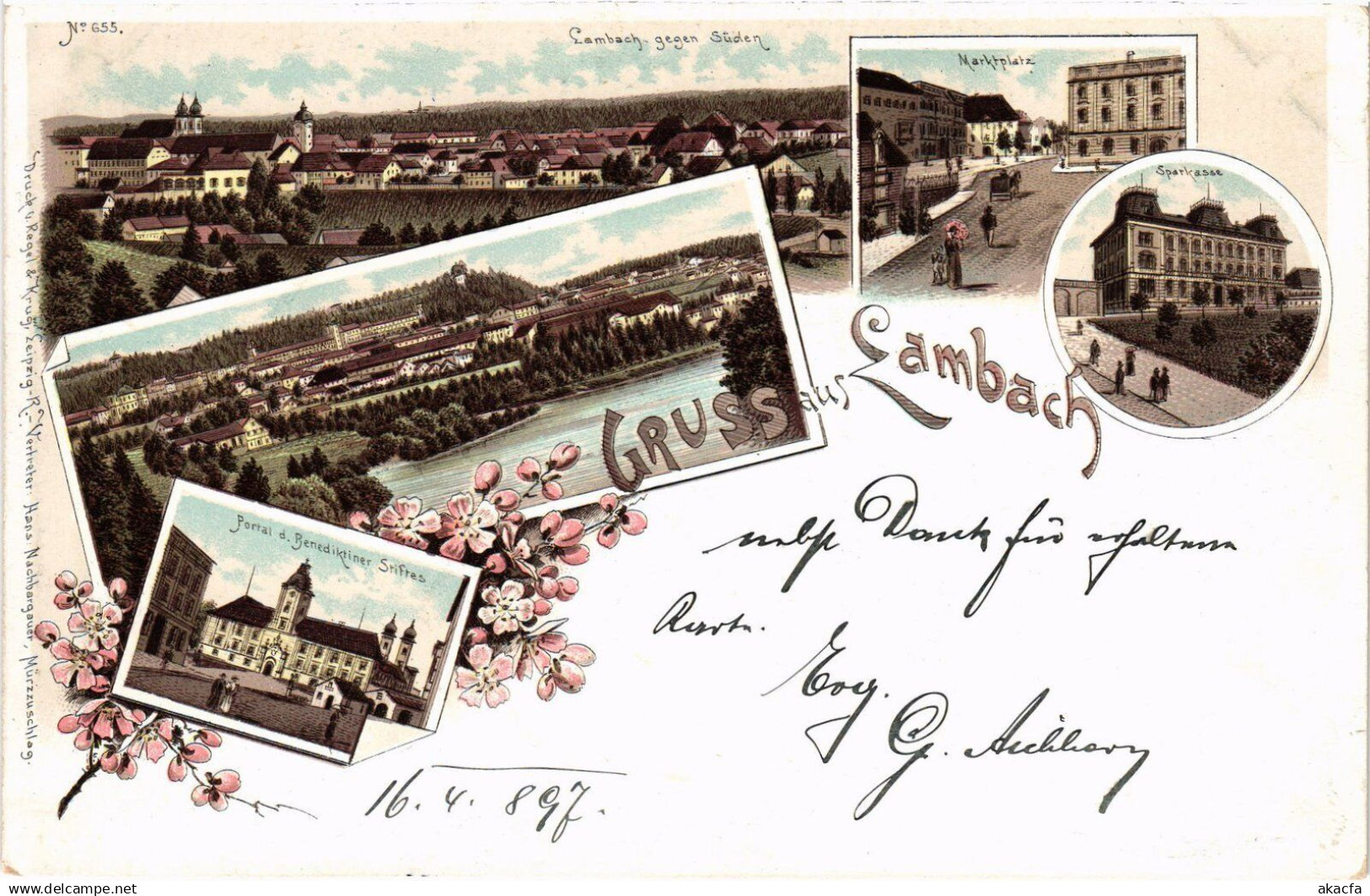 CPA AK Gruss aus Lambach Vorlaufer AUSTRIA OSTERREICH (1274682)