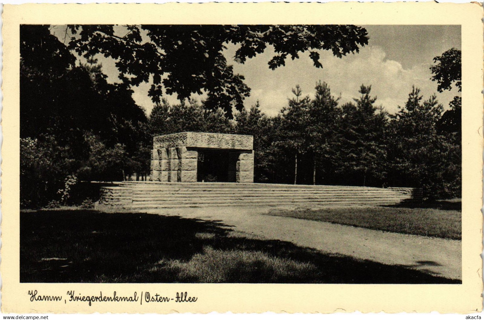 CPA AK HAMM KRIEGERDENKMAL GERMANY (1435939)