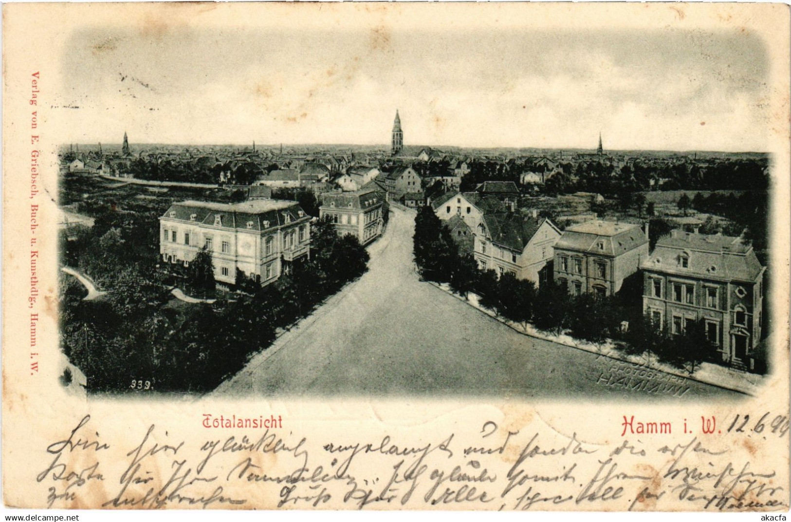 CPA AK HAMM TOTALANSICHT GERMANY (1435954)