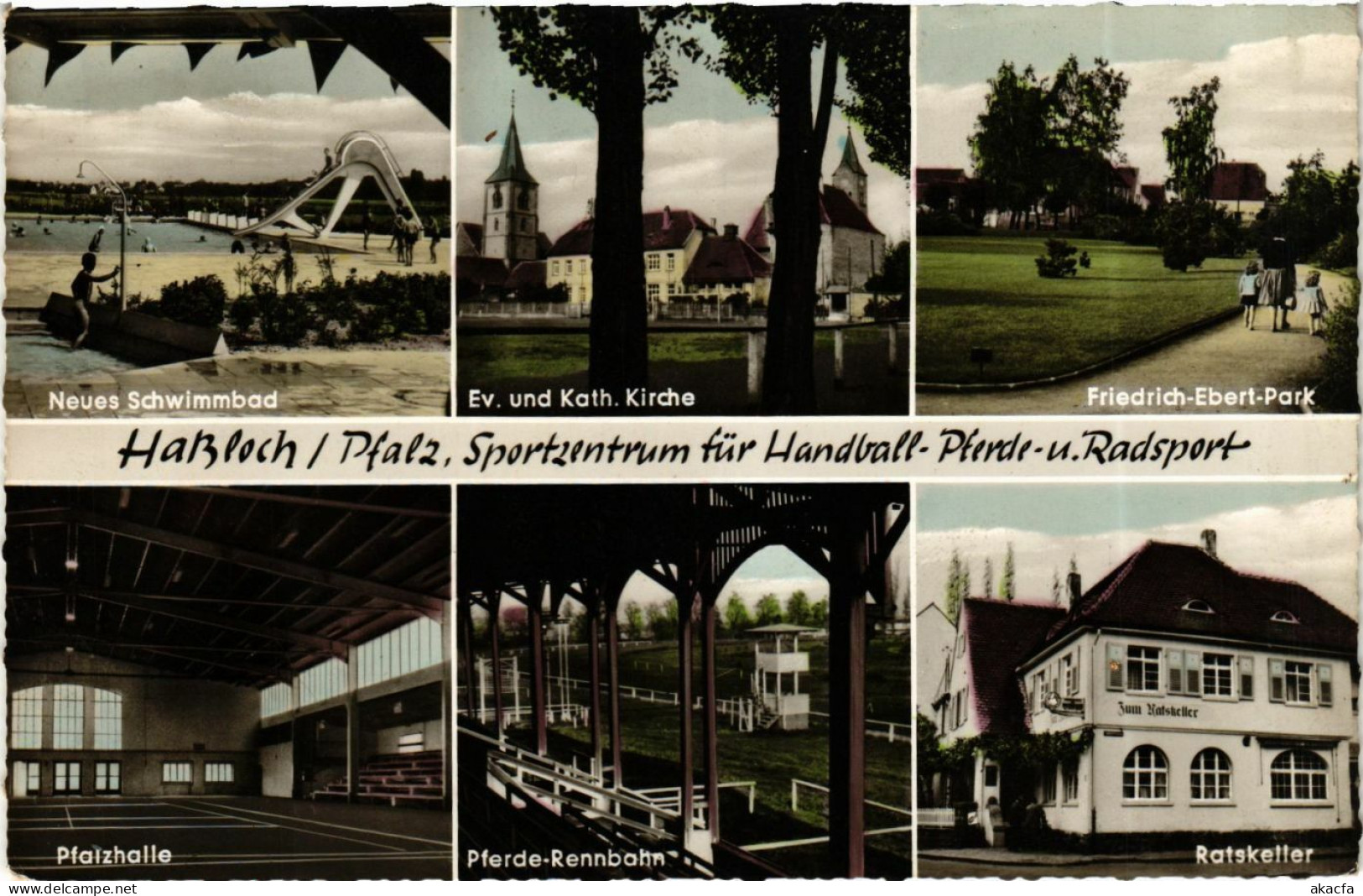 CPA AK Hassloch Sportzentrum GERMANY (898750)