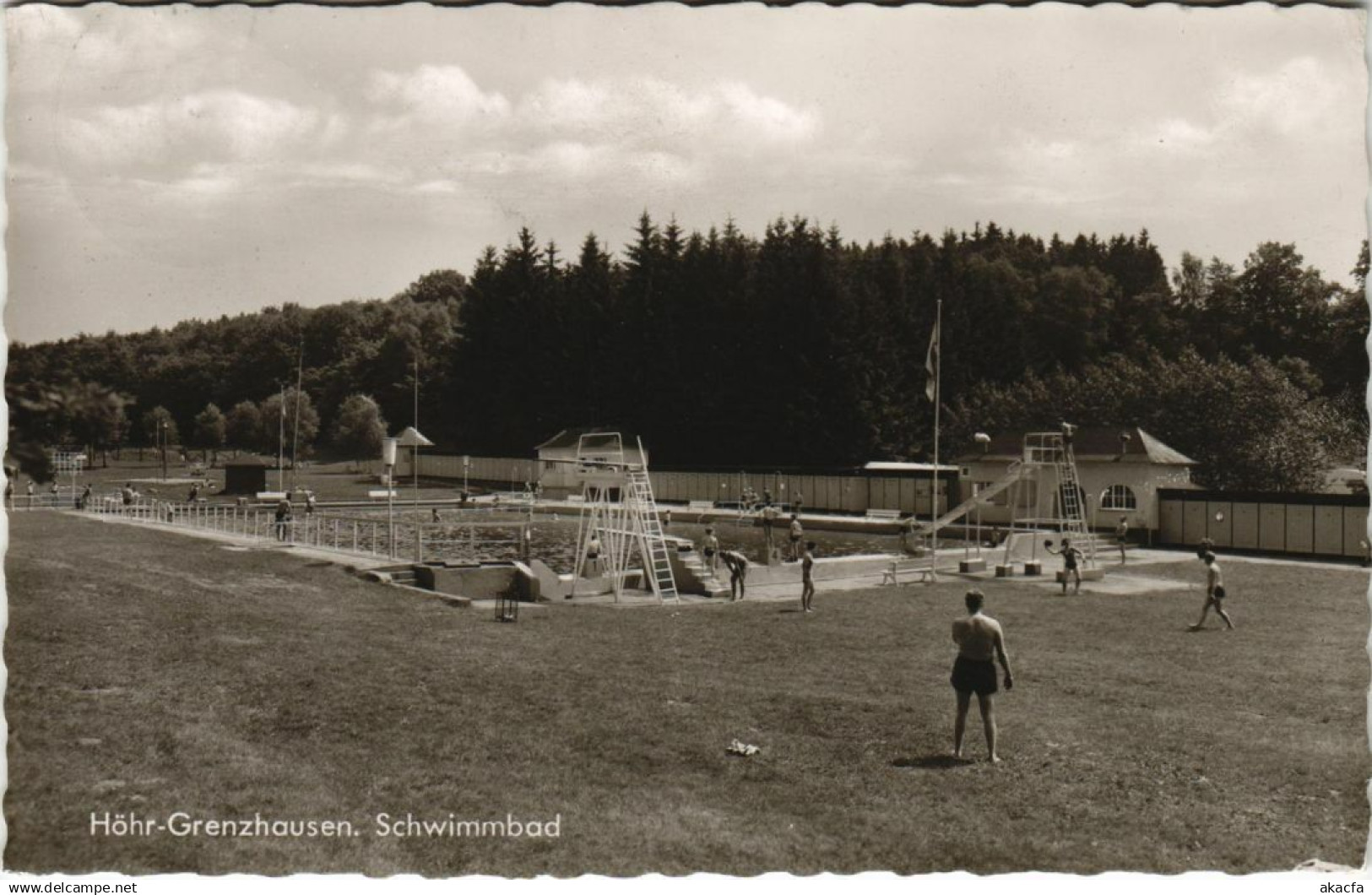 CPA AK Hohr-Grenzhausen - Schwimmbad GERMANY (1069125)