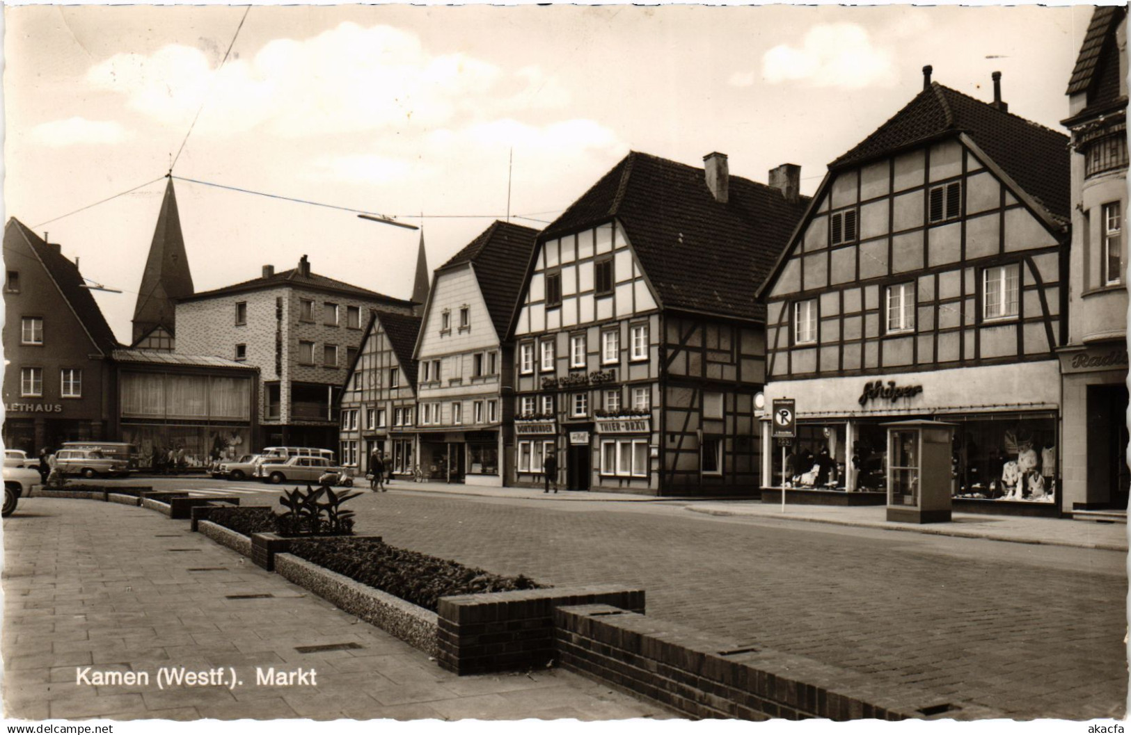 CPA AK KAMEN MARKT GERMANY (1435961)