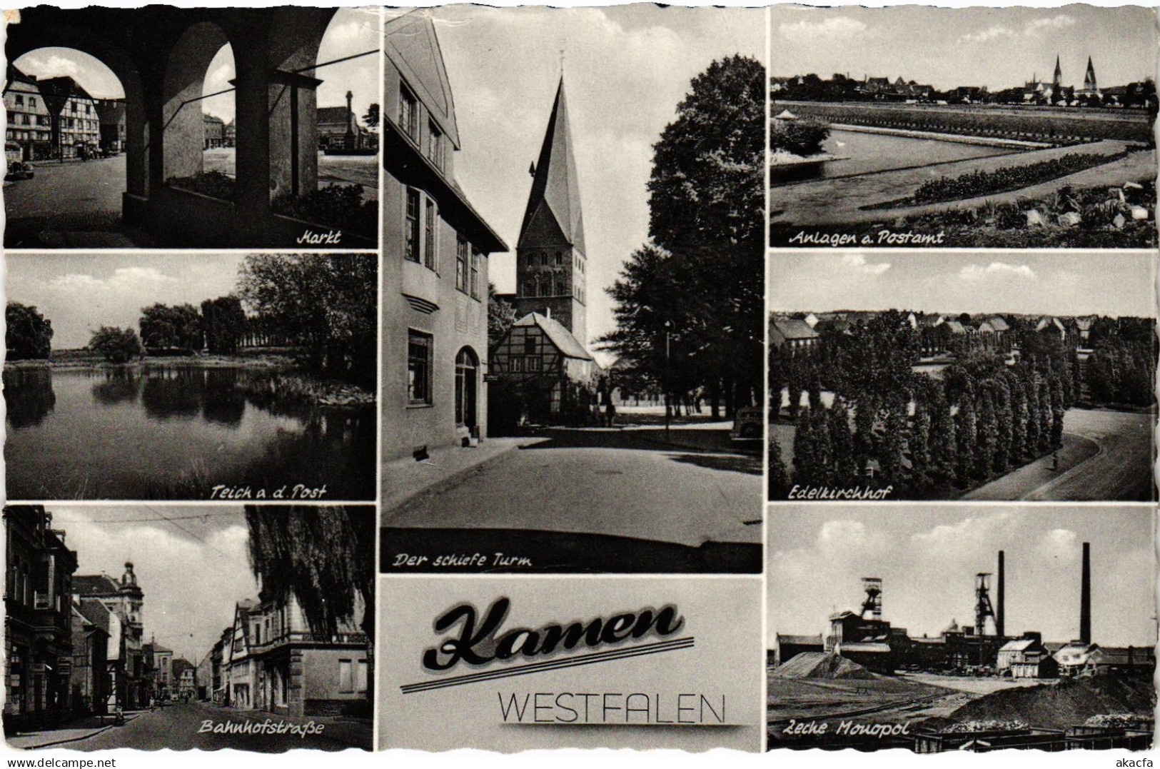 CPA AK KAMEN TOWN SCENES GERMANY (1435968)
