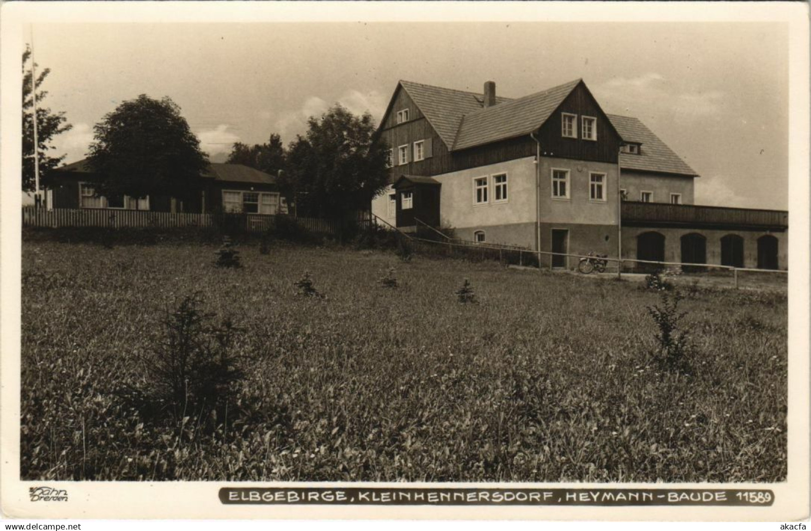 CPA AK Kleinhennersdorf - Heymann-Baude - Elbgebirge GERMANY (1080670)