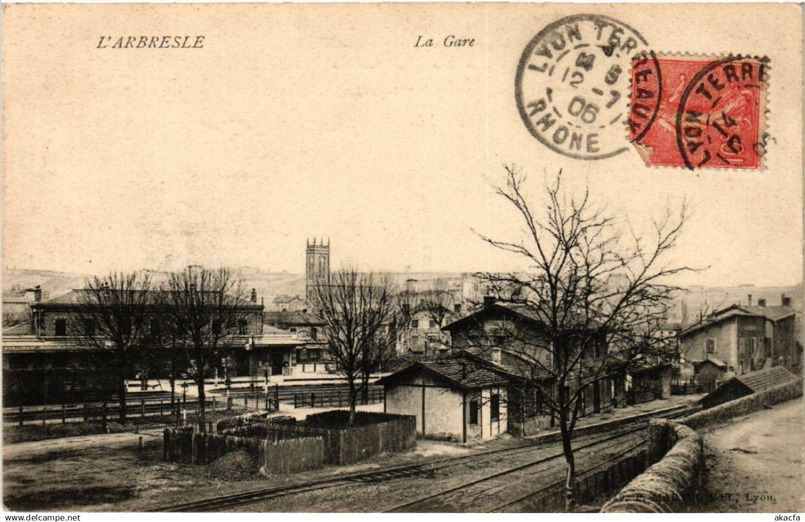 CPA AK L'ARBRESLE - La Gare (450920)