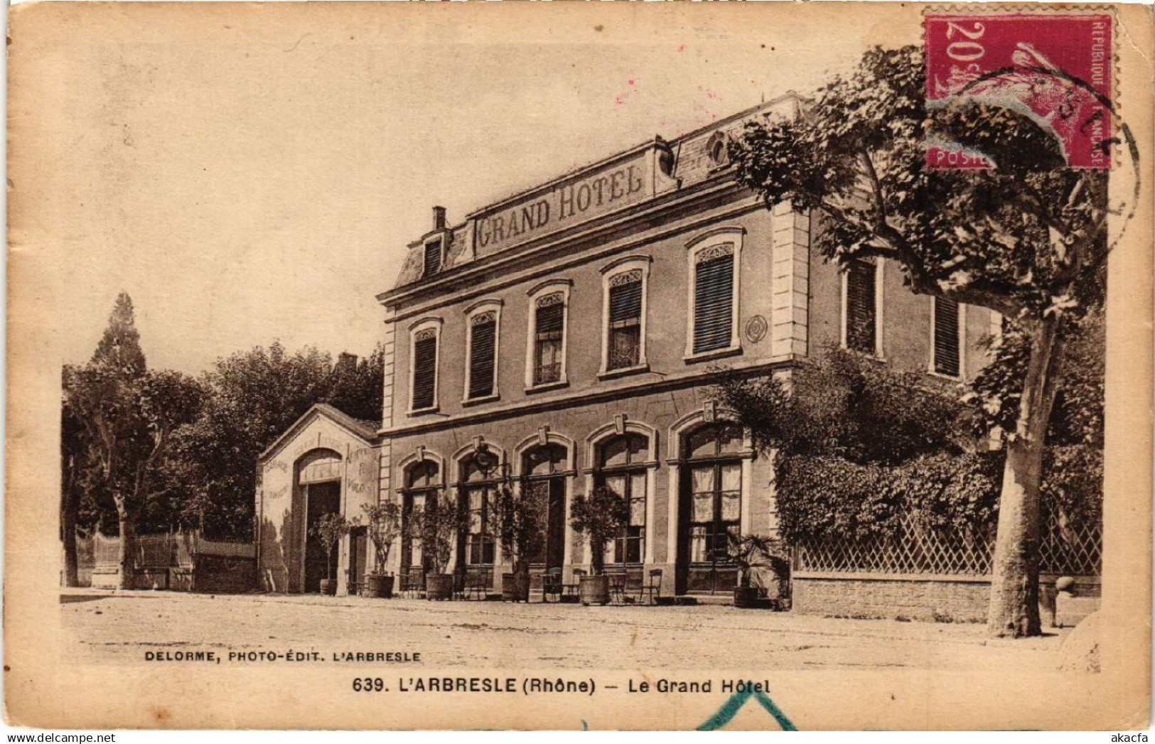 CPA AK L'ARBRESLE - Le Grand Hotel (451146)
