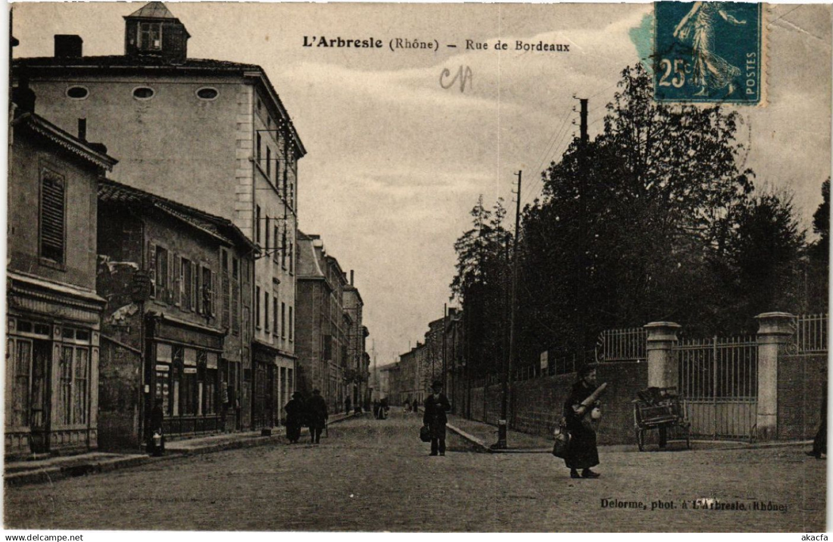 CPA AK L'ARBRESLE - Rue de Bordeaux (450925)