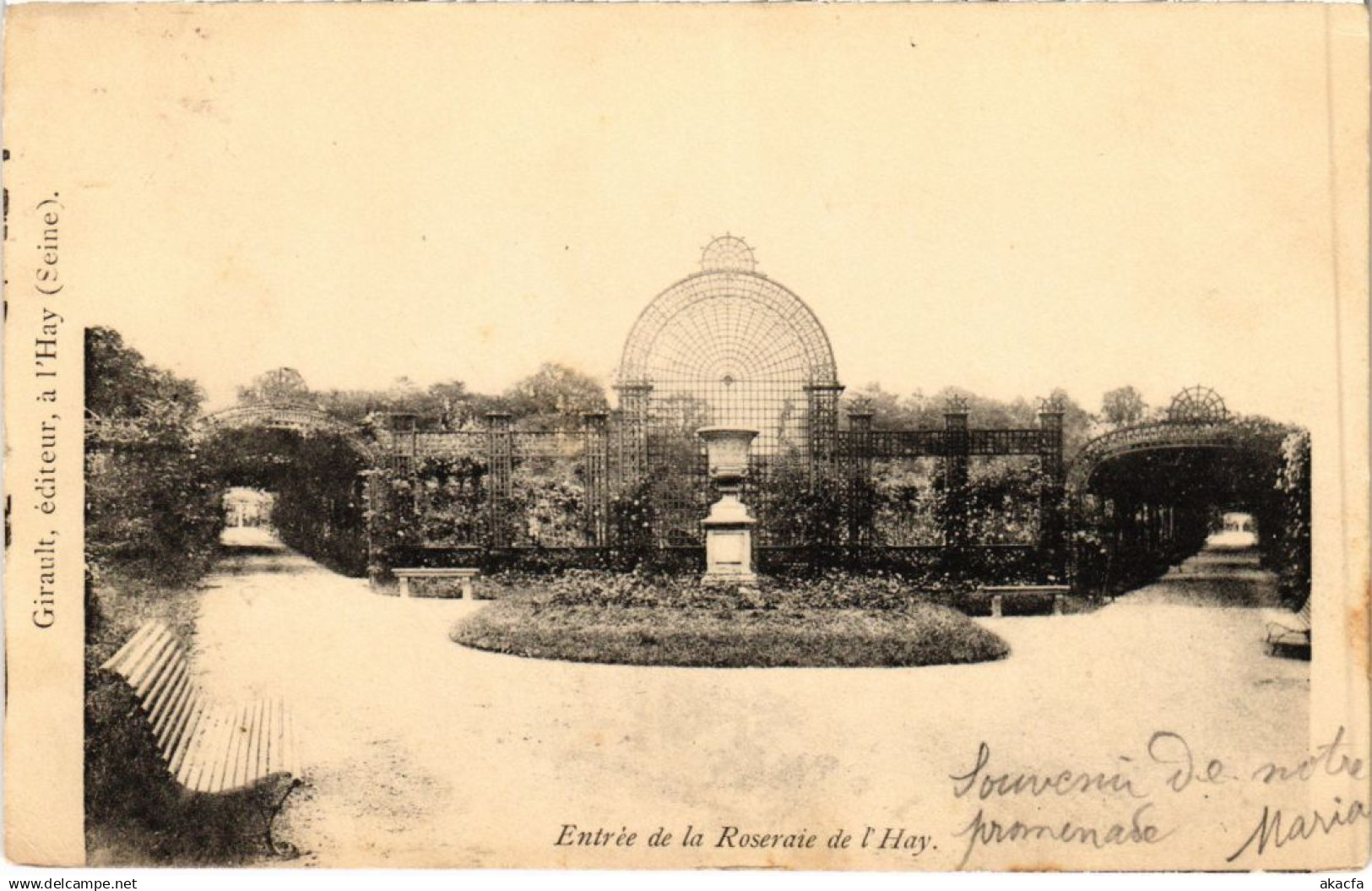 CPA AK L'Hay-les-Roses Entree de la roseraie de l'Hay FRANCE (1282639)