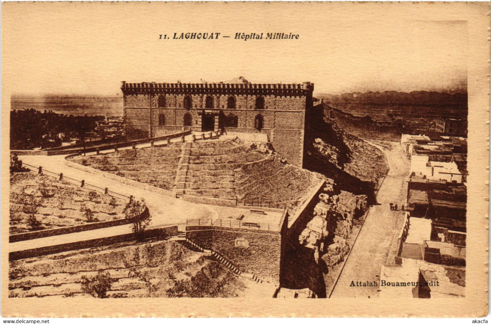 CPA AK LAGHOUAT Hopital Militaire ALGERIA (1388627)