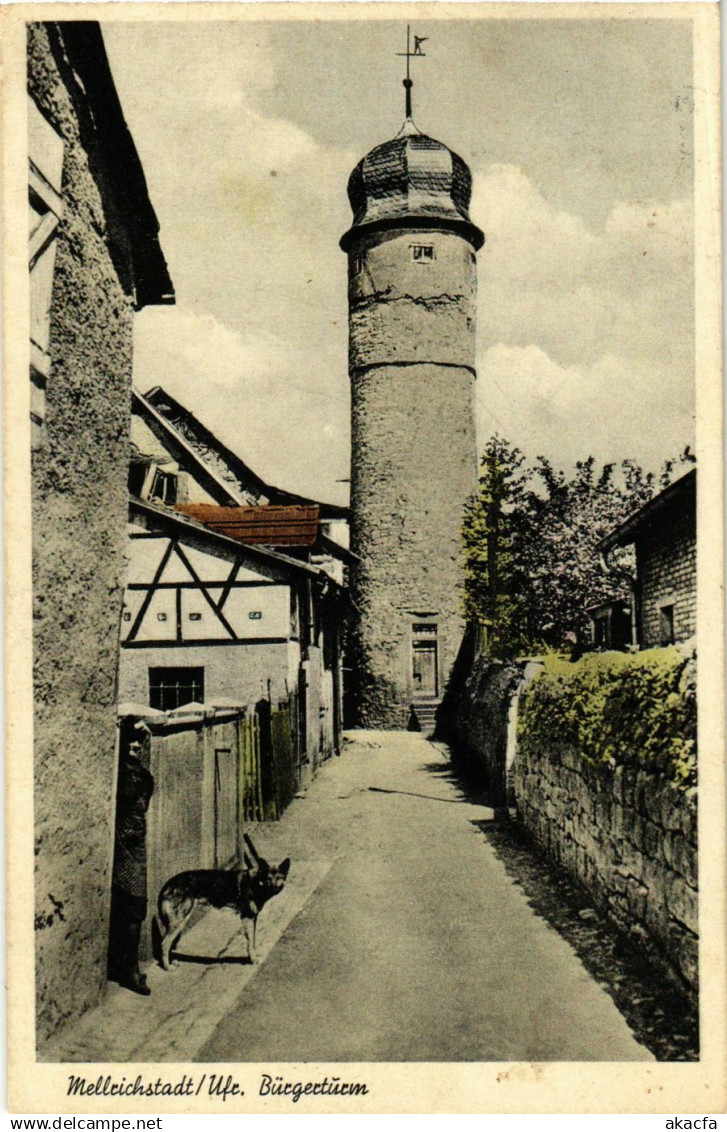 CPA AK Mellrichstadt Ufe Buegectuem GERMANY (920295)