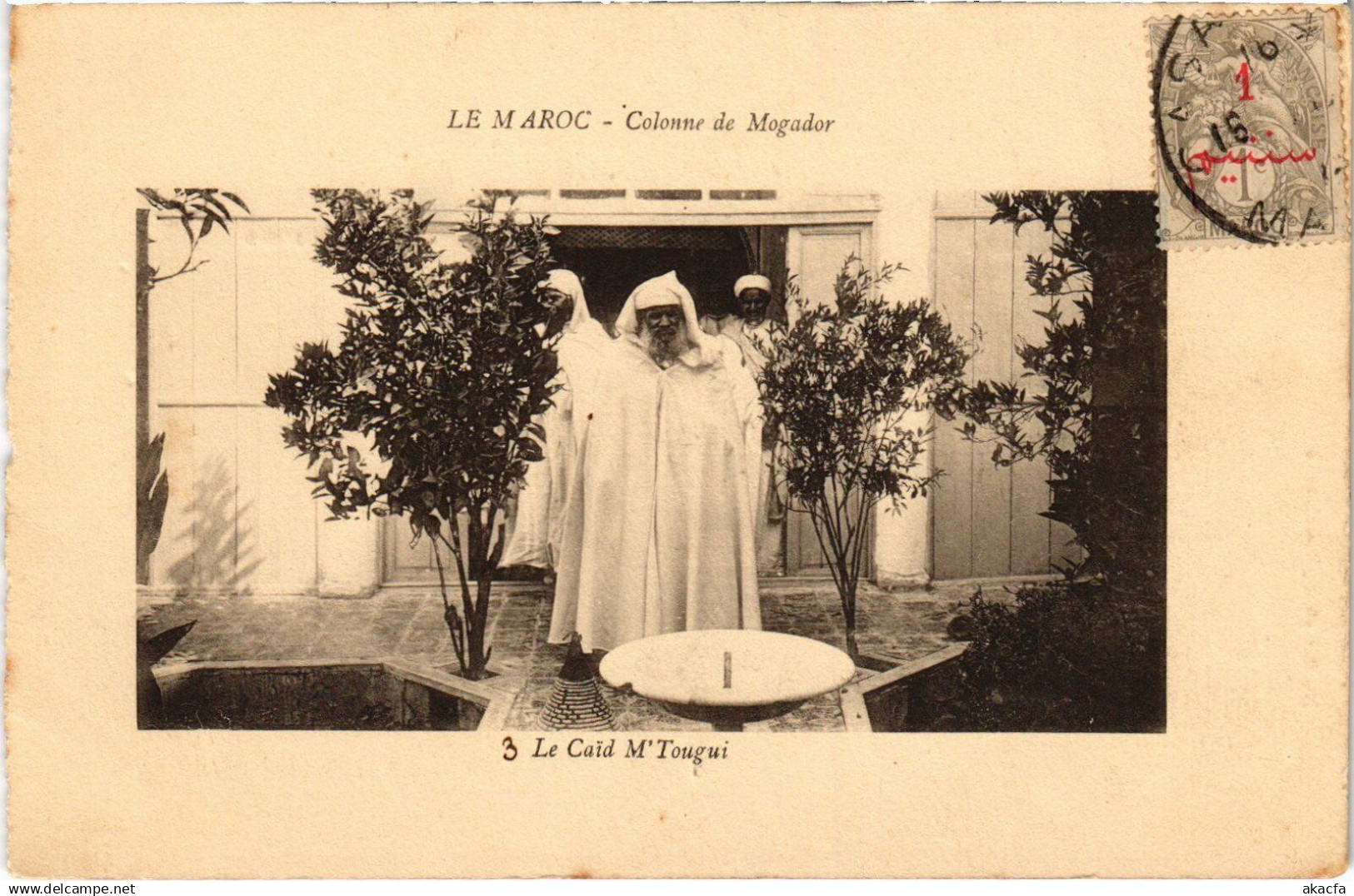 CPA AK MOGADOR Colonne de Mogador - Le Caid M'Tougui MOROCCO (1416067)