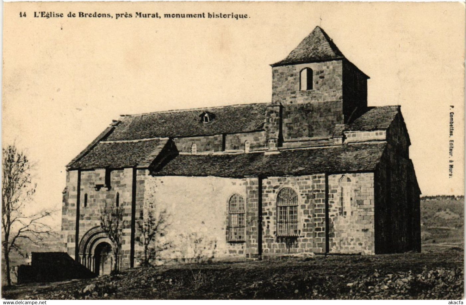 CPA AK MURAT - L'Église de Bredons - pres MURAT - Monument Historique (480316)