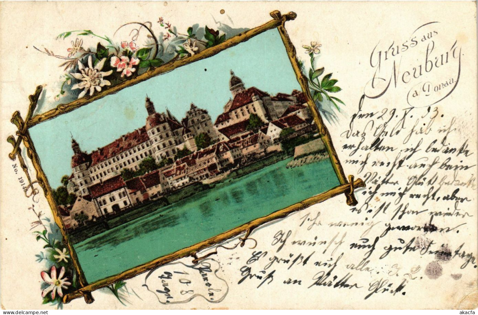 CPA AK Neuburg a.D. Gruss aus Neuburg a.D. GERMANY (875495)