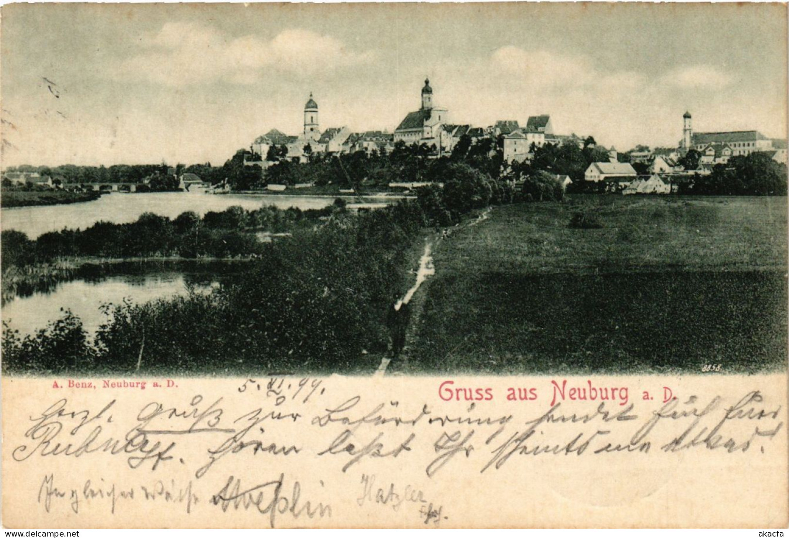 CPA AK Neuburg a.D. Gruss aus Neuburg a.D. GERMANY (875796)