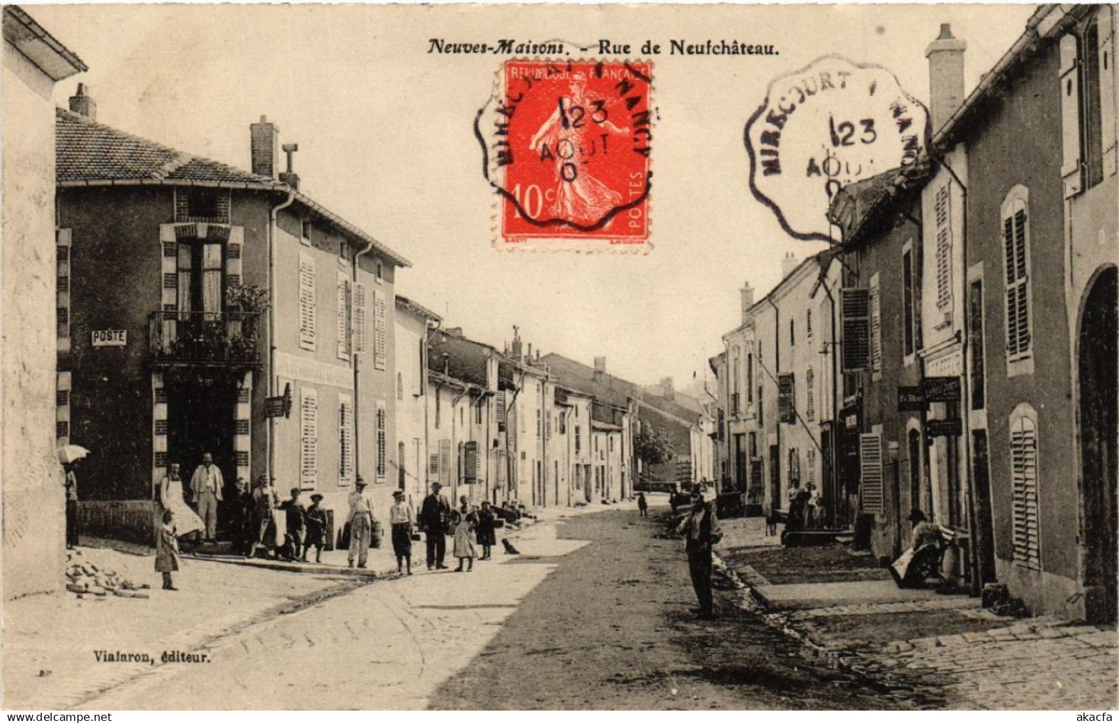 CPA AK NEUVES-MAISONS - Rue de NEUFCHATEAU (484314)