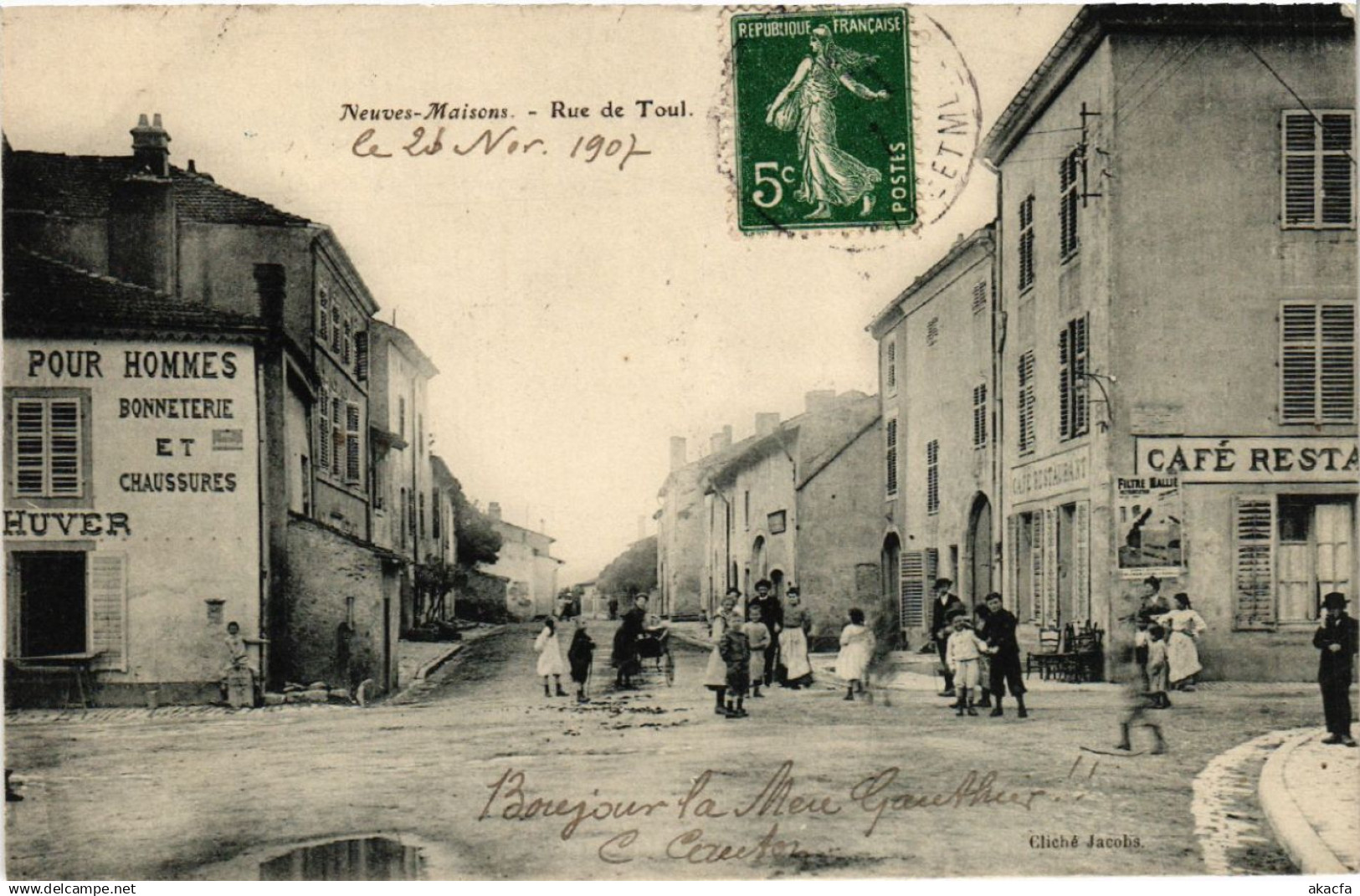 CPA AK NEUVES-MAISONS - Rue de TOUL (484313)