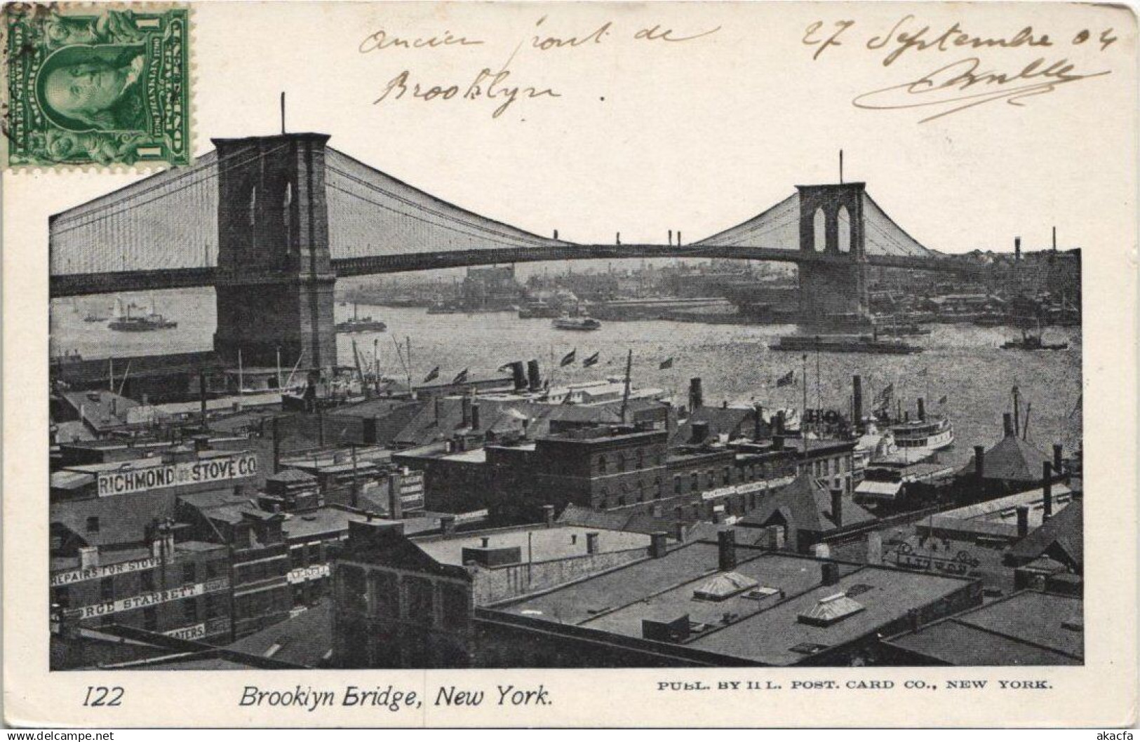 CPA AK NYC NEW YORK N.Y. Brooklyn Bridge USA (990702)