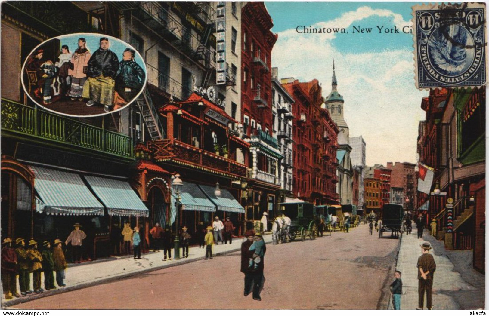 CPA AK NYC NEW YORK N.Y. Chinatown USA (990698)