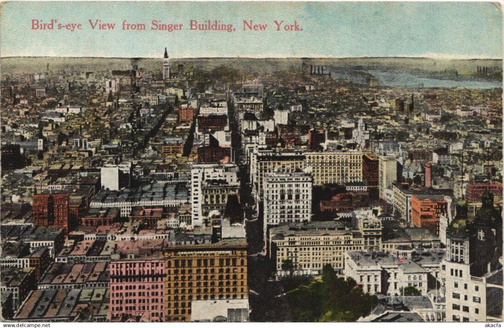 CPA AK NYC NEW YORK N.Y. Singer Building USA (990635)