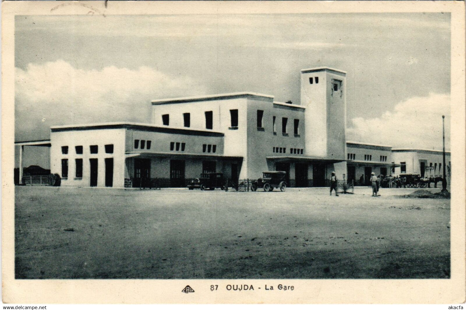 CPA AK OUJDA La Gare MOROCCO (1416648)