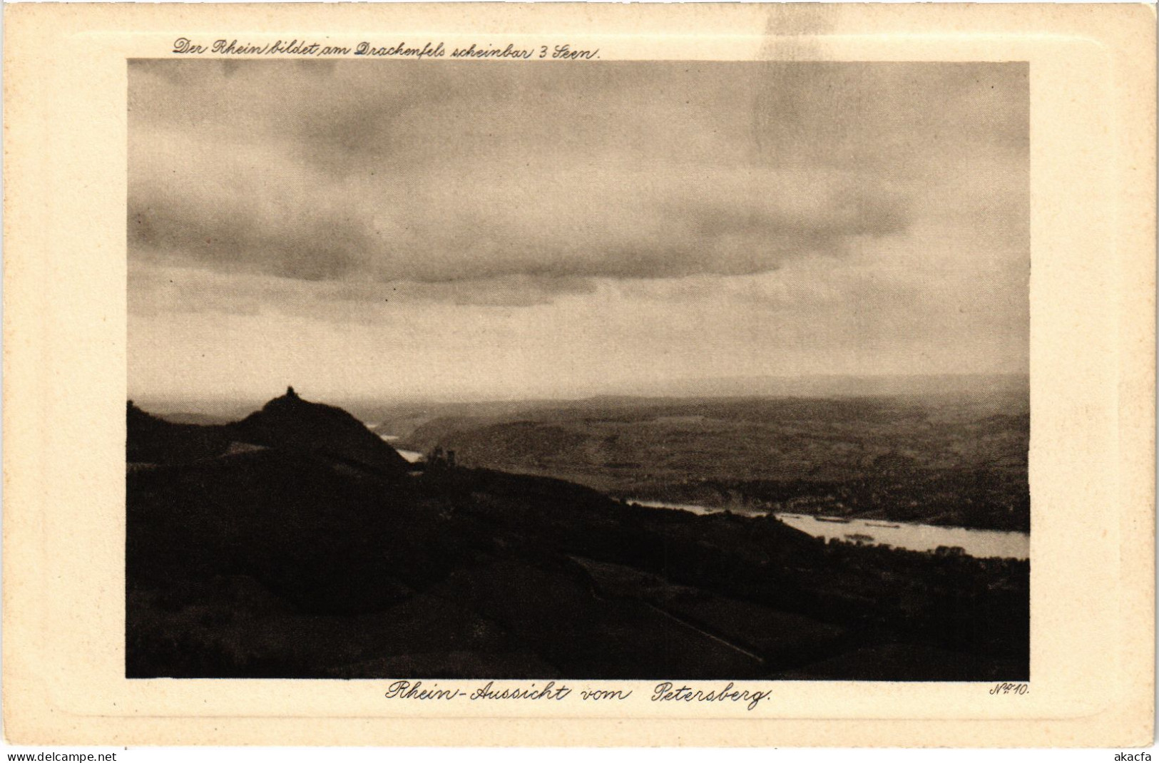 CPA AK Petersberg Rhein aussicht (1491799)