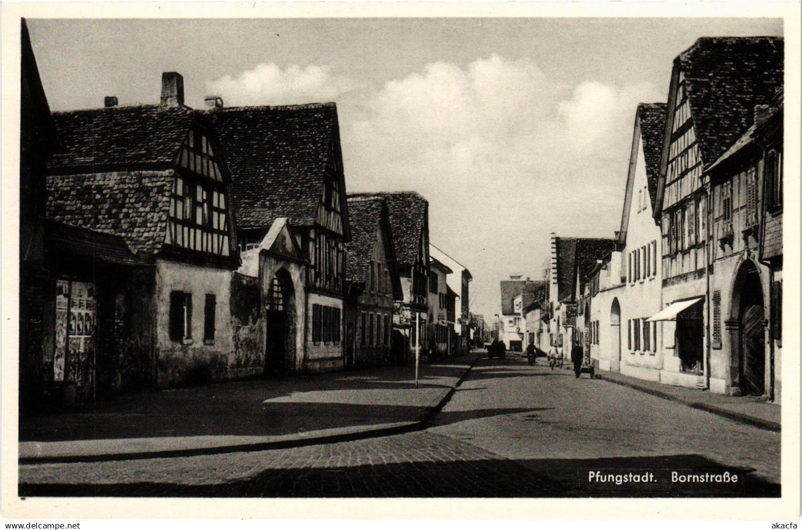 CPA AK PFUNGSTADT Bornstrasse GERMANY (1416721)