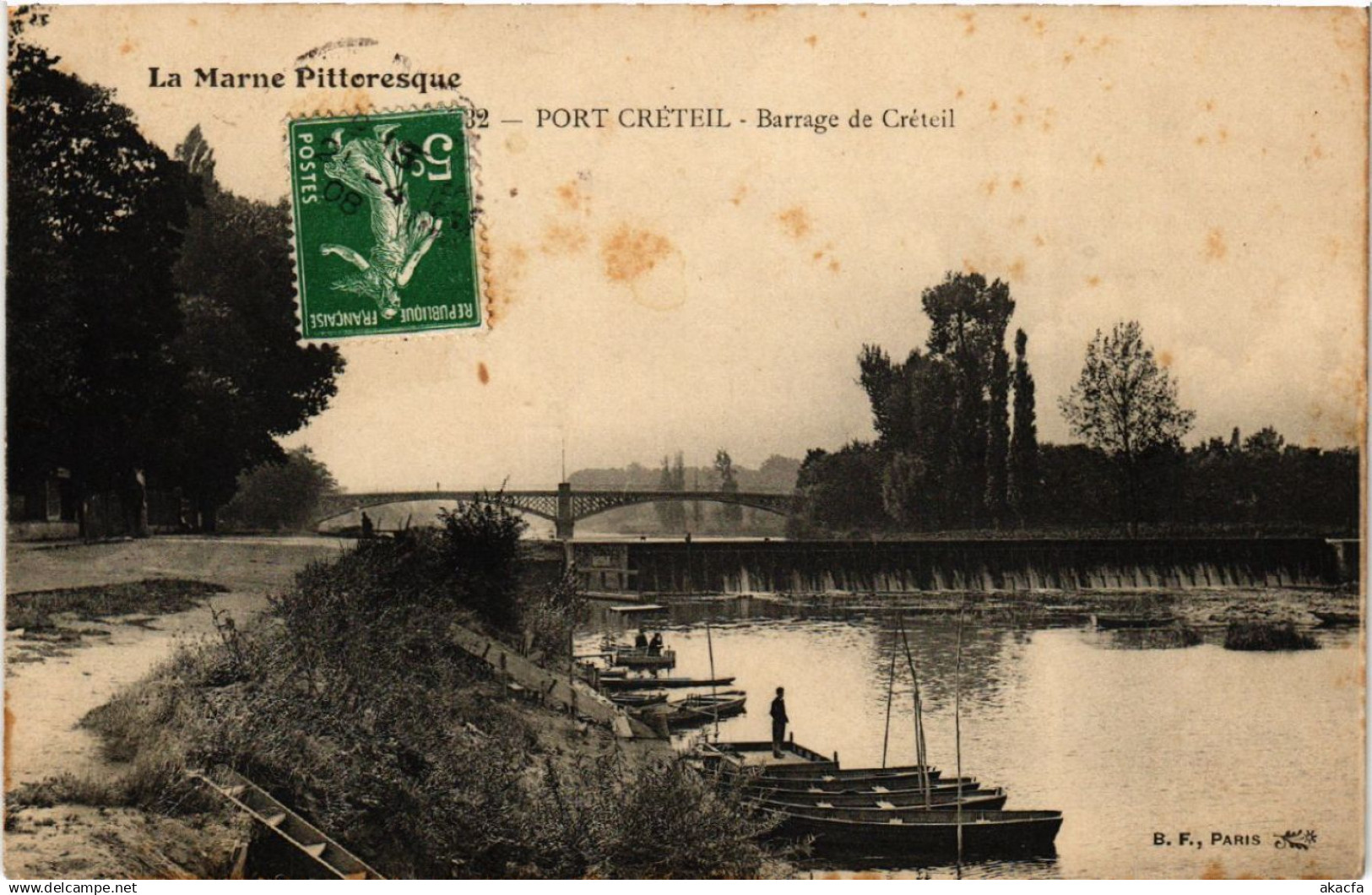 CPA AK Port Creteil Barrage de Creteil (491240)