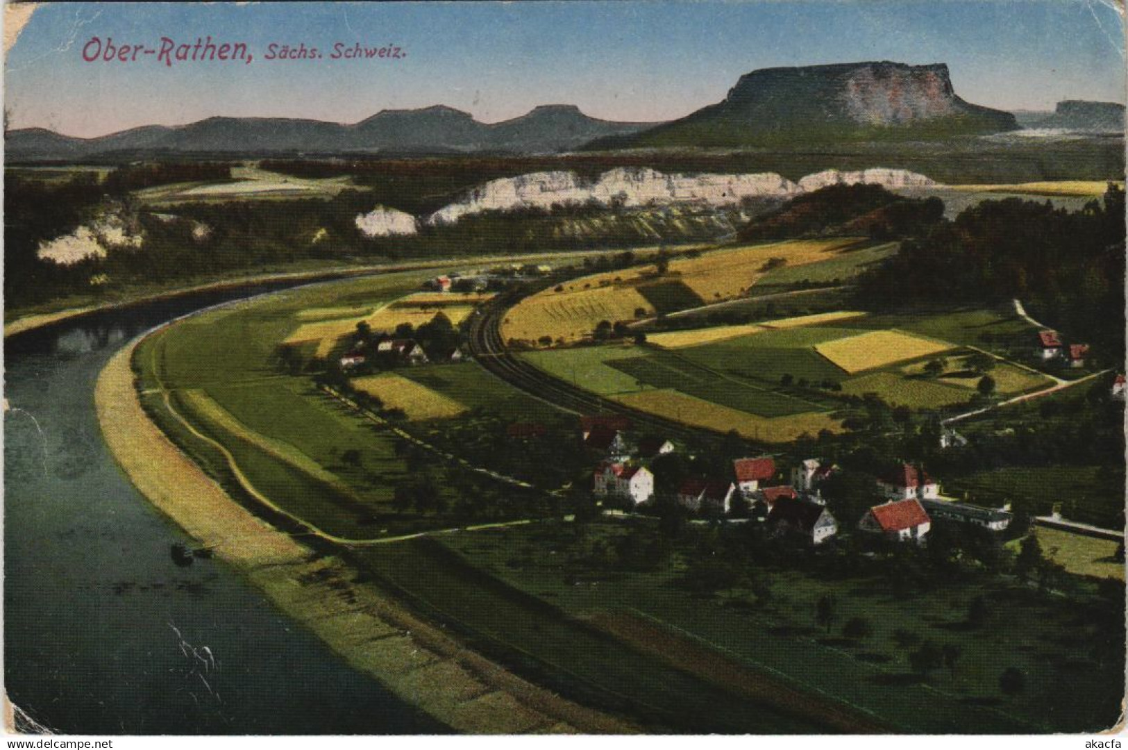 CPA AK Rathen - Ober-Rathen - Panorama GERMANY (1080209)