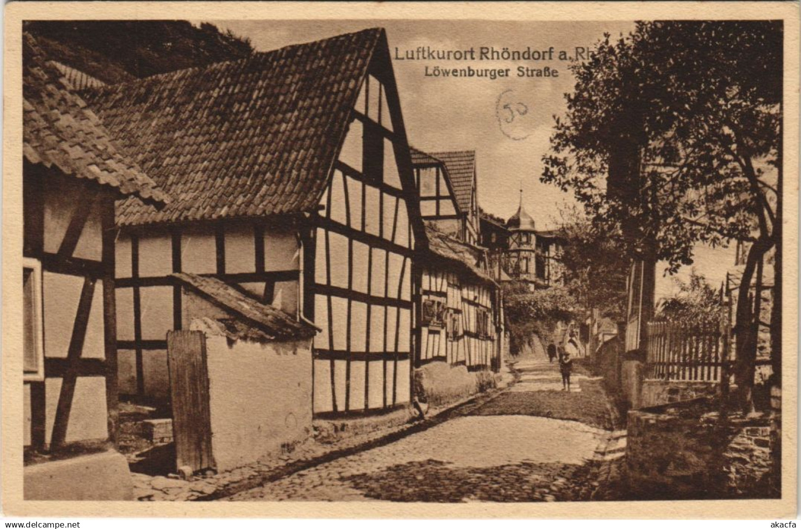 CPA AK RHONDORF a. RHEIN Lowenburger strasse GERMANY (294987)