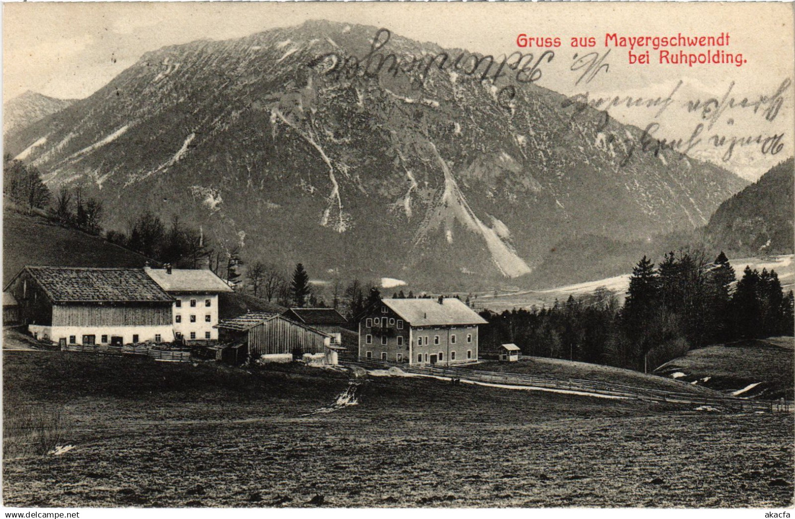 CPA AK RUHPOLDING Maiergschwendt bei Ruhpolding GERMANY (1417505)