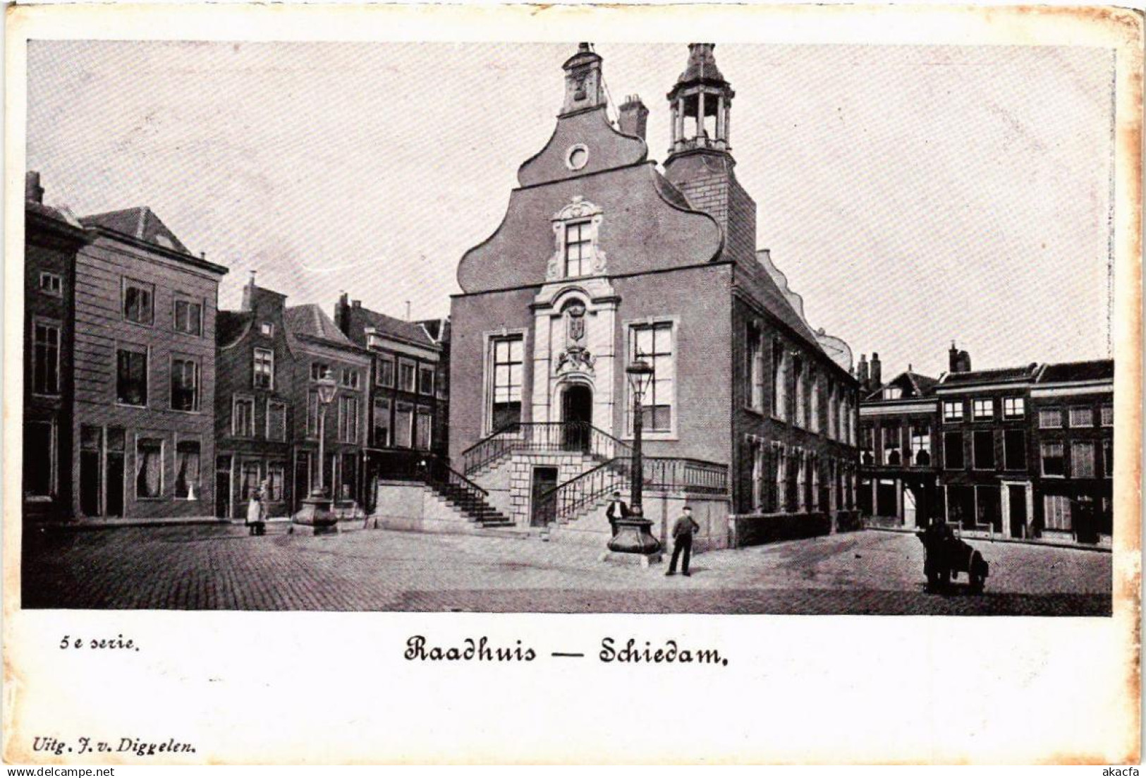 CPA AK SCHIEDAM Raadhuis NETHERLANDS (602158)