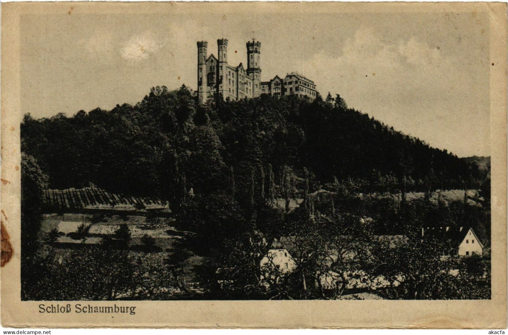 CPA AK Schloss SCHAUMBURG (865095)