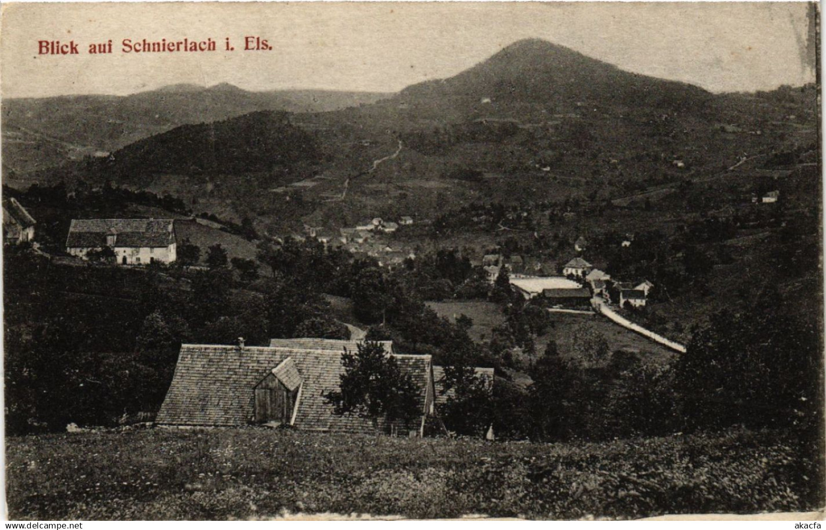CPA AK SCHNIERLACH - LAPOUTROIE - Blick auf SCHNIERLACH (389794)