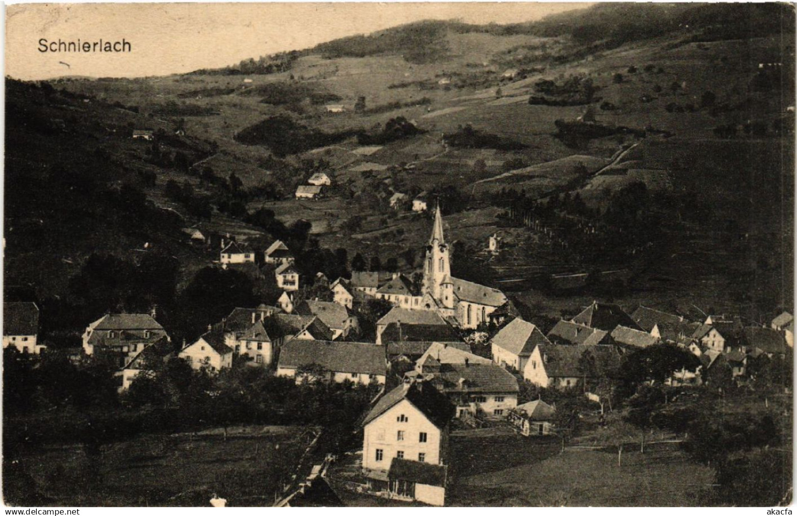 CPA AK SCHNIERLACH - LAPOUTROIE - Panorama (389764)
