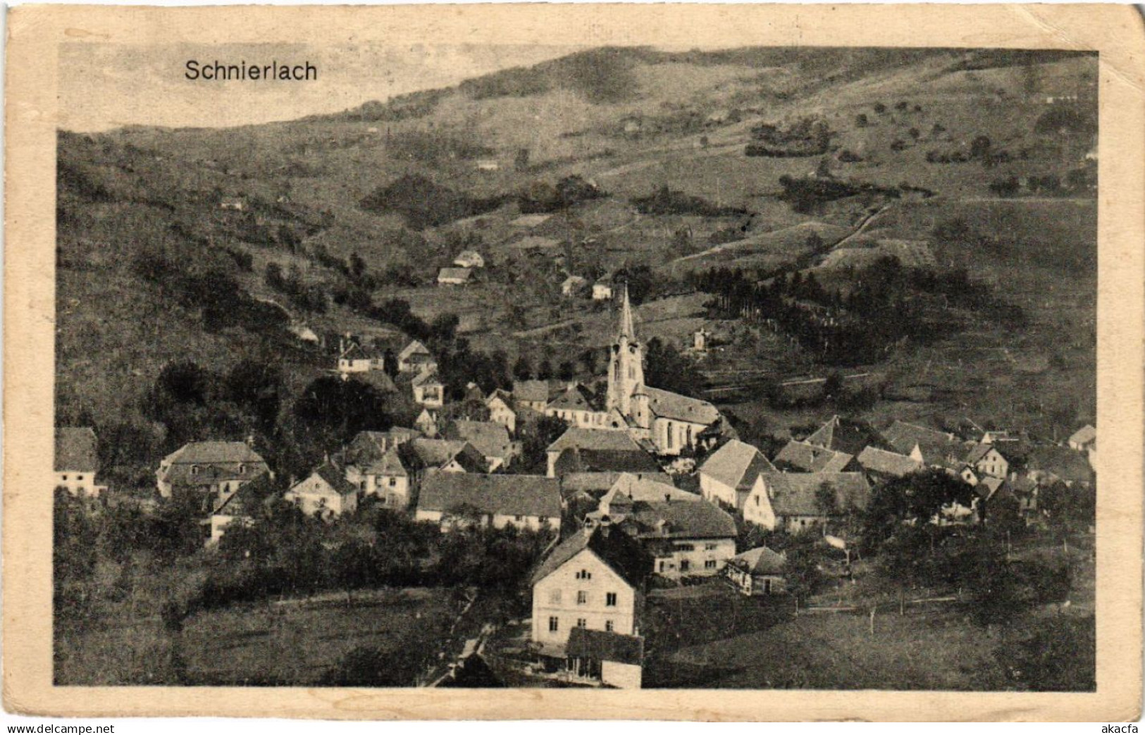 CPA AK SCHNIERLACH - LAPOUTROIE - Panorama (389773)