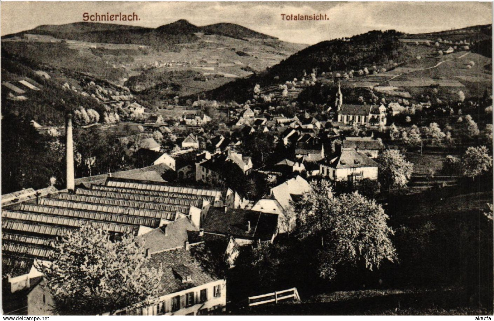 CPA AK SCHNIERLACH - LAPOUTROIE - Totalansicht - Vue générale (389777)
