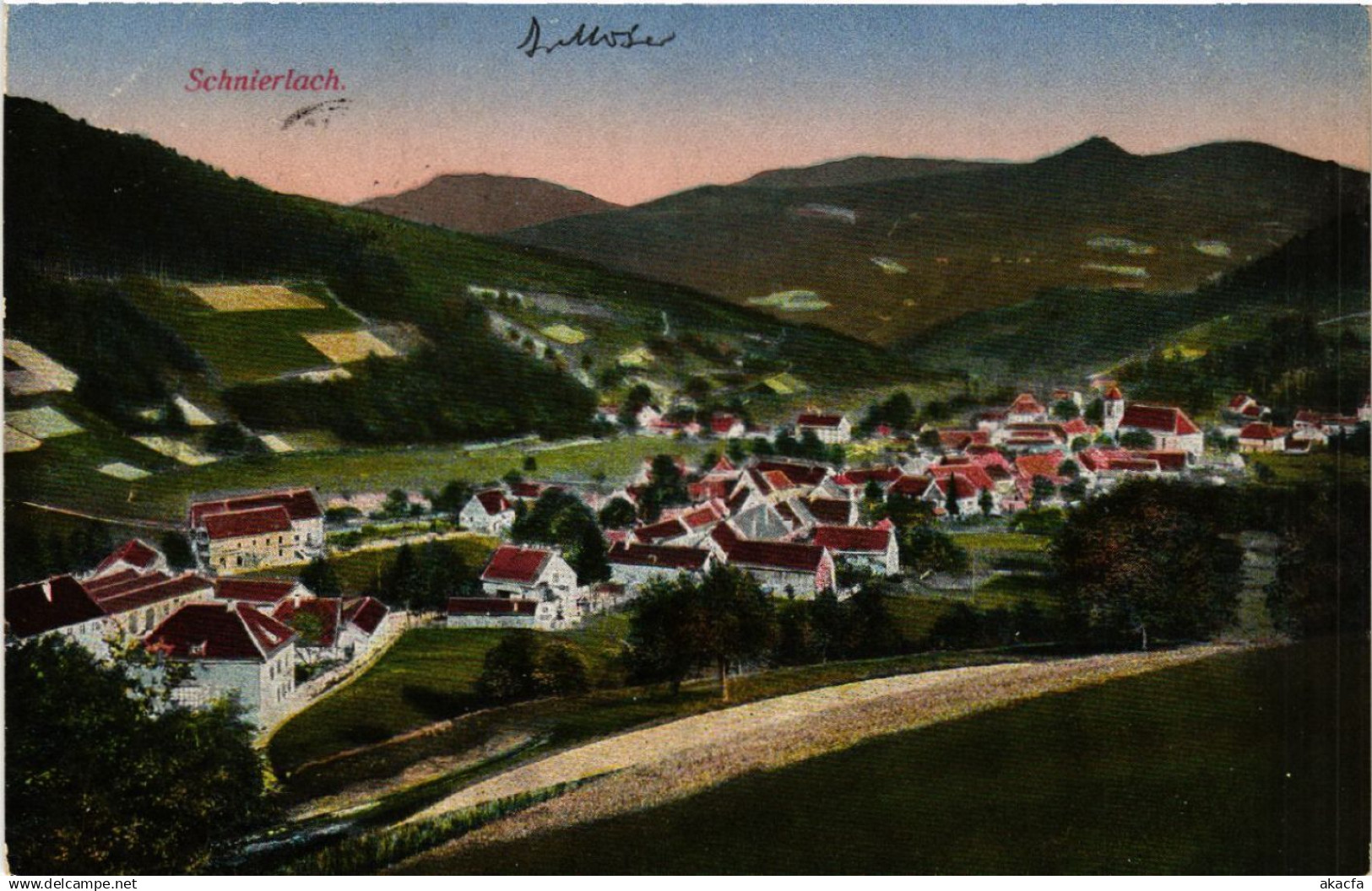 CPA AK SCHNIERLACH - LAPOUTROIE - Totalansicht - Vue générale (389784)