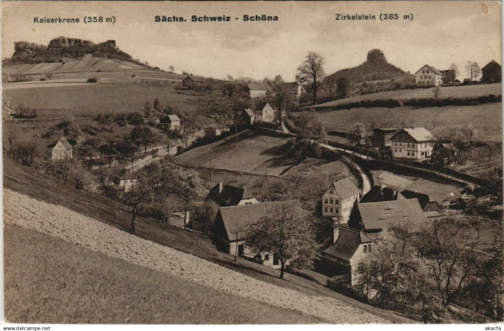 CPA AK Schona - Panorama GERMANY (1080150)