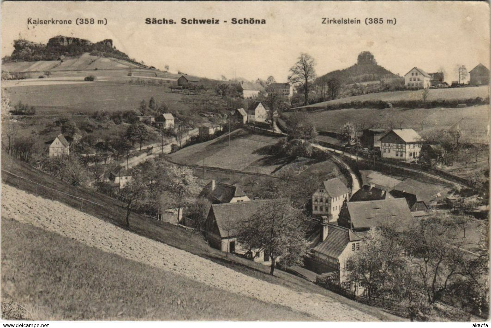 CPA AK Schona - Panorama GERMANY (1080154)