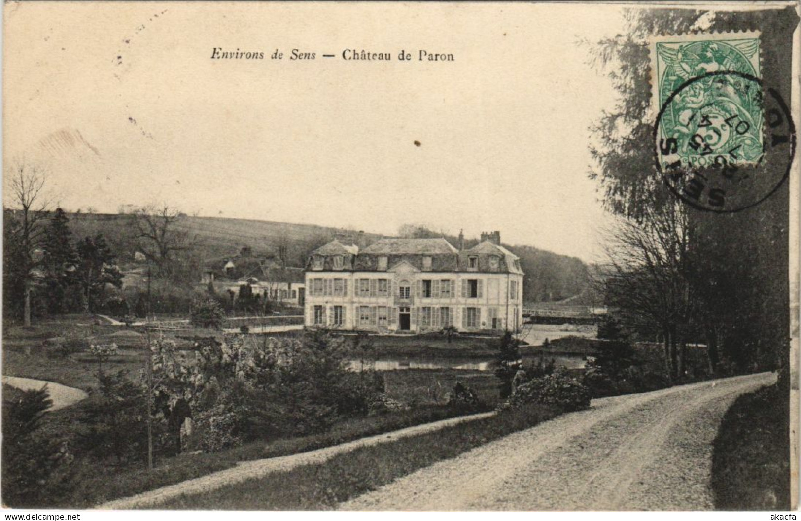 CPA AK Sens Chateau de Paron FRANCE (1176576)