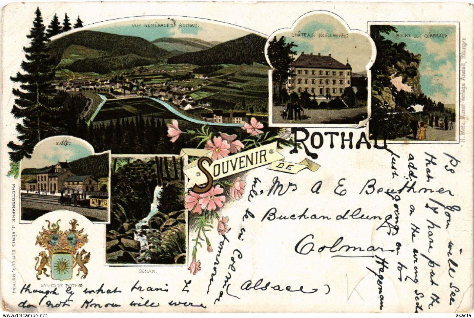 CPA AK Souvenir de ROTHAU (452933)