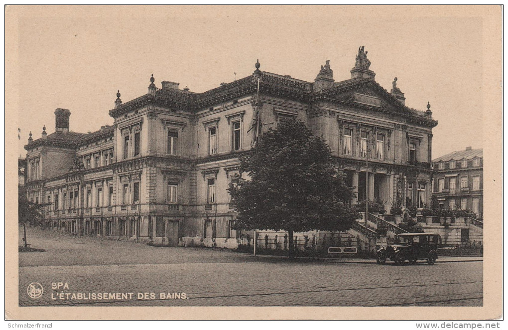 CPA - AK Spa Etablissement des Bains Bad bei Lüttich Liege Malmedy Eupen Verviers Theux Sprimont Esneux Belgien Belgique