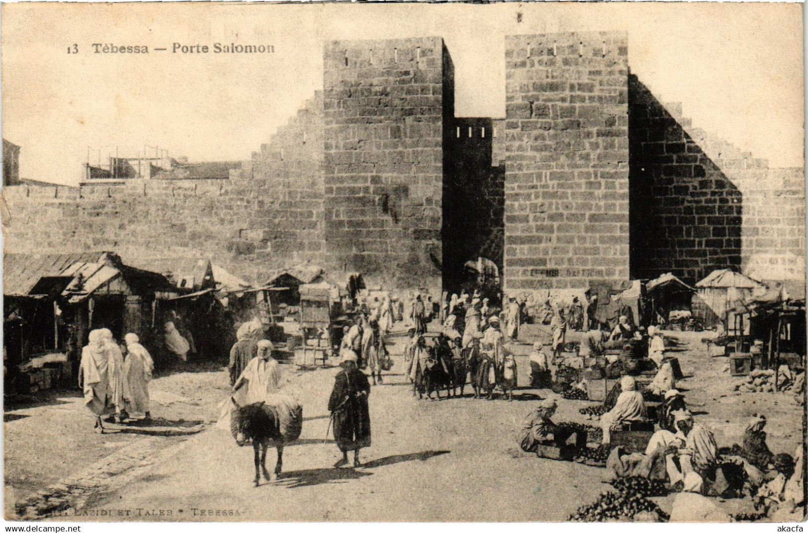 CPA AK TEBESSA PORTE SALOMON ALGERIA (1435637)