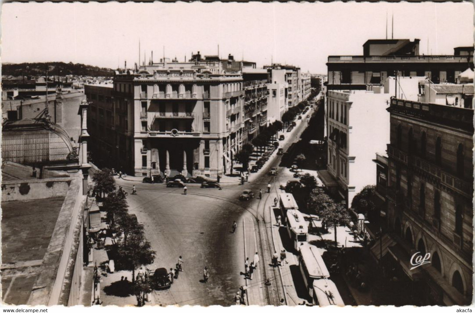 CPA AK TUNISIE TUNIS Rue de Rome (32479)