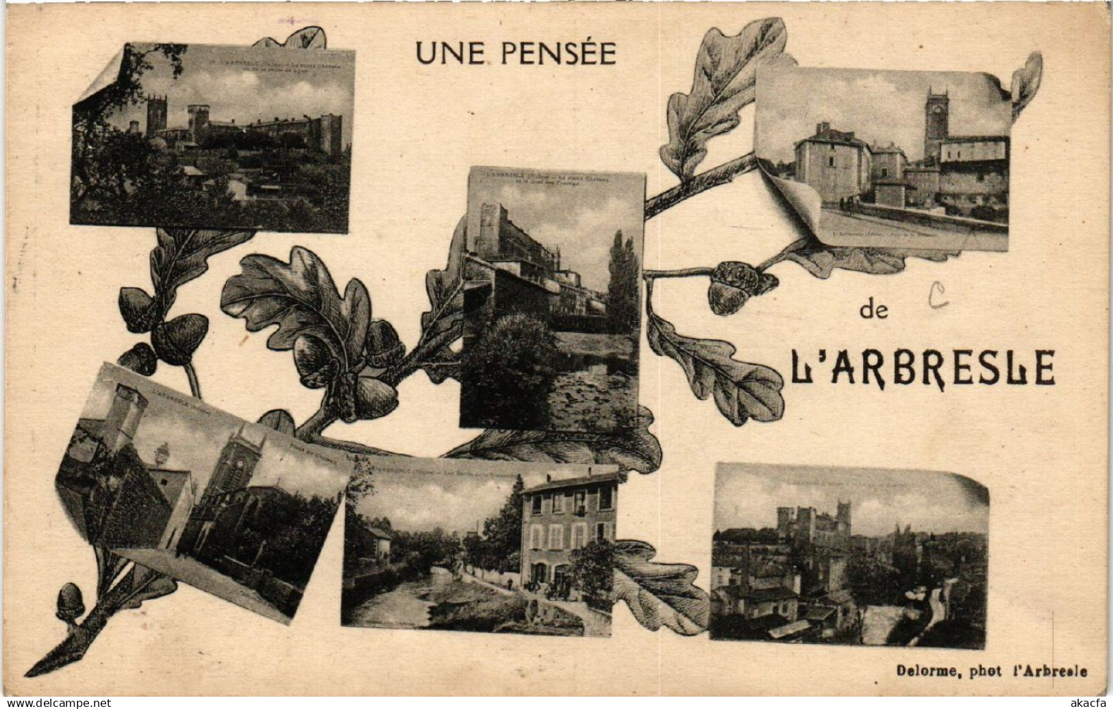 CPA AK Une Pensée de L'ARBRESLE (450923)