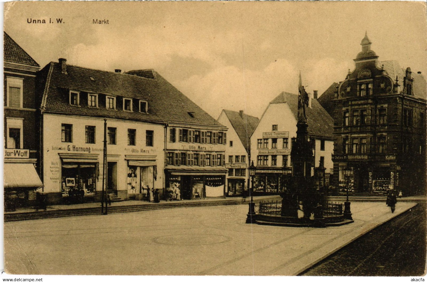 CPA AK UNNA MARKT GERMANY (1436123)