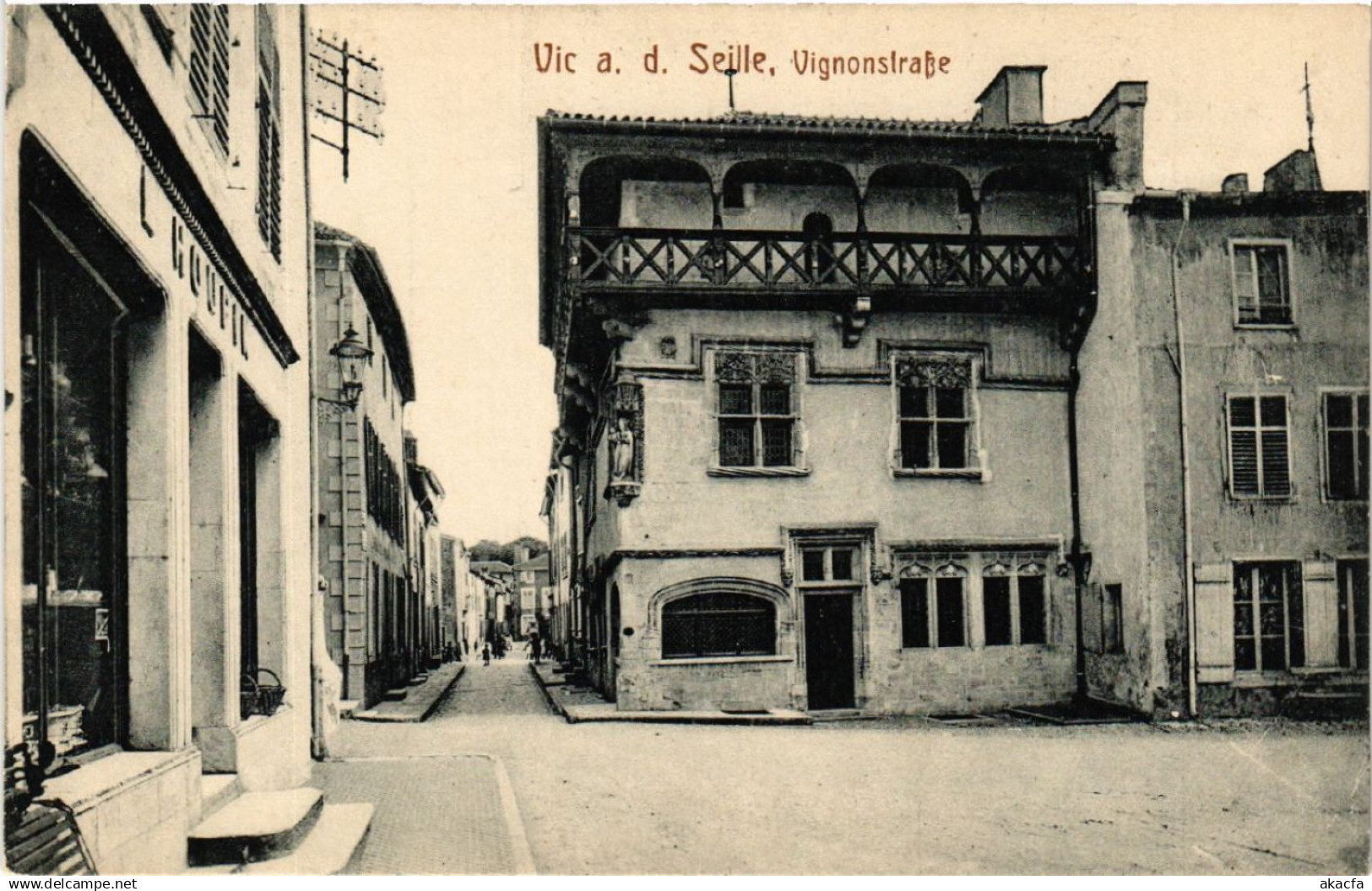 CPA AK VIC-sur-SEILLE - VIC a. d. SEILLE - Vignonstrasse (387884)