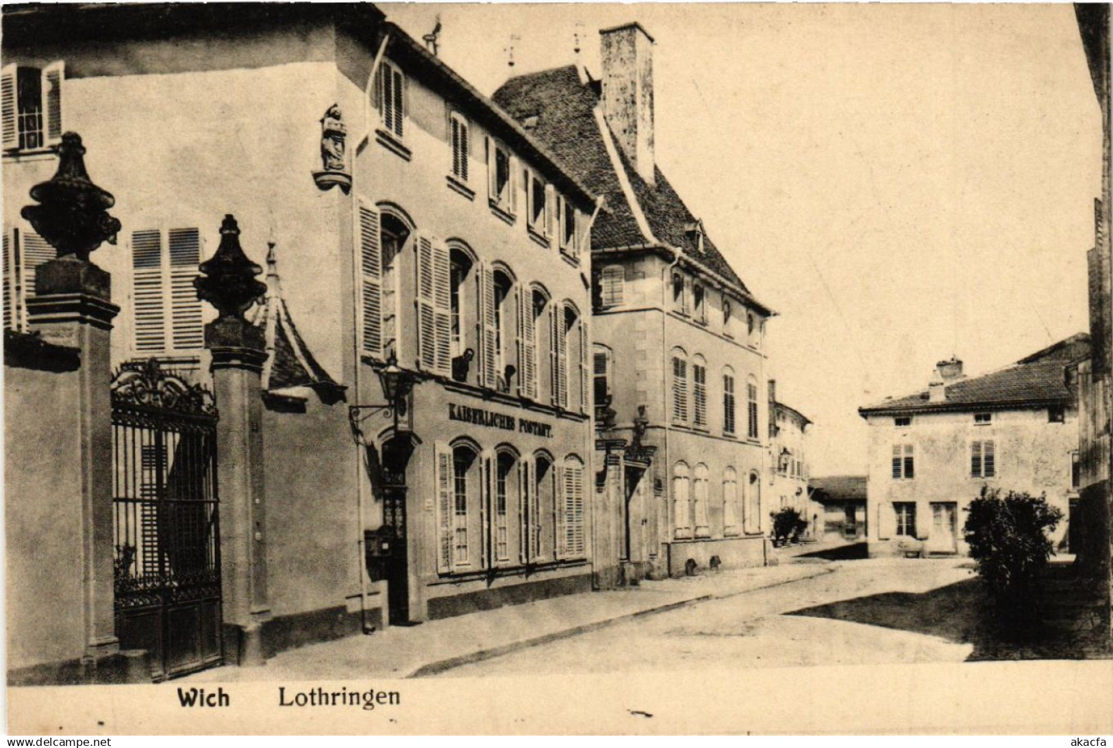 CPA AK VIC-sur-SEILLE - VIC a. d. SEILLE - WICH - Lothringen - Rue (387845)