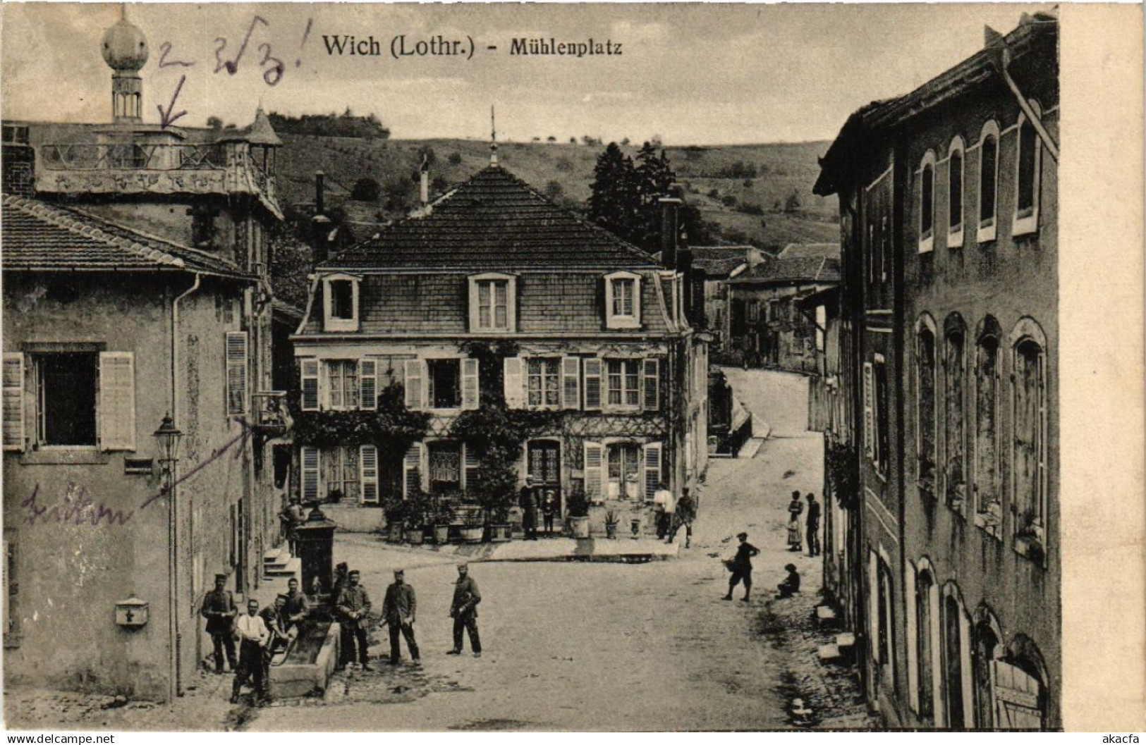 CPA AK VIC-sur-SEILLE - VIC a. d. SEILLE - WICH - Muhlenplatz (387946)