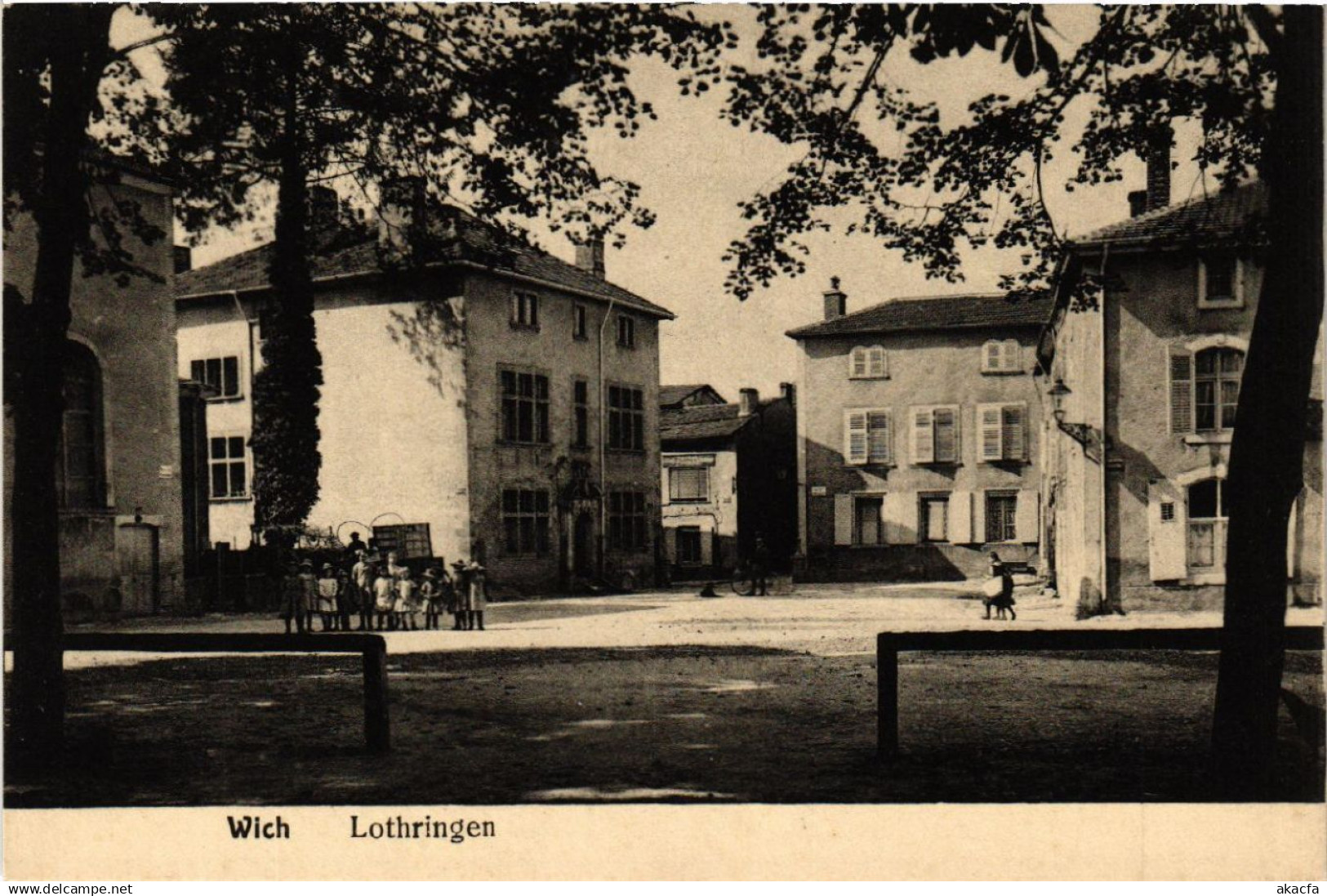 CPA AK VIC-sur-SEILLE - VIC a. d. SEILLE - WICH - Rue - Scene (387910)